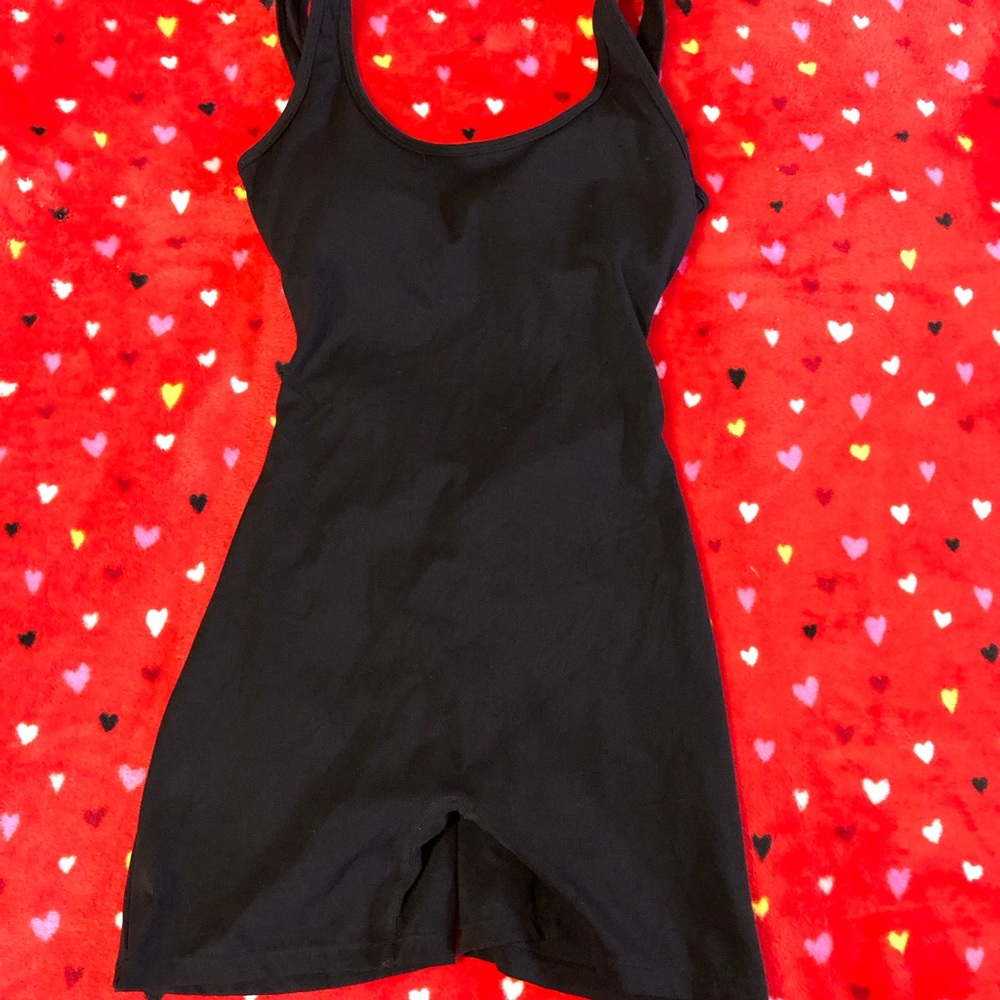 Black Athletic-wear Bodysuit